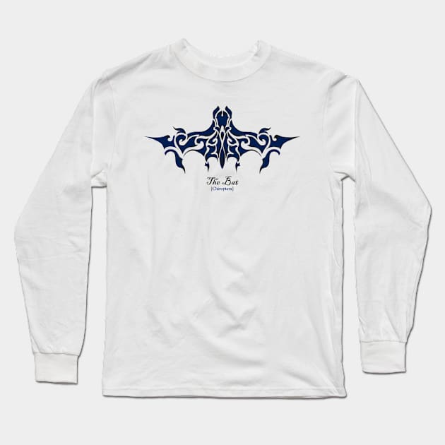 The Bat - blue Long Sleeve T-Shirt by Ravendax